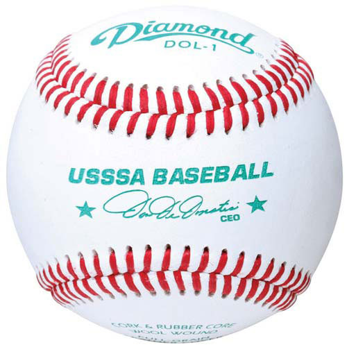 One Dozen Diamond DOL-A Raised Seam USSSA Adult Baseballs