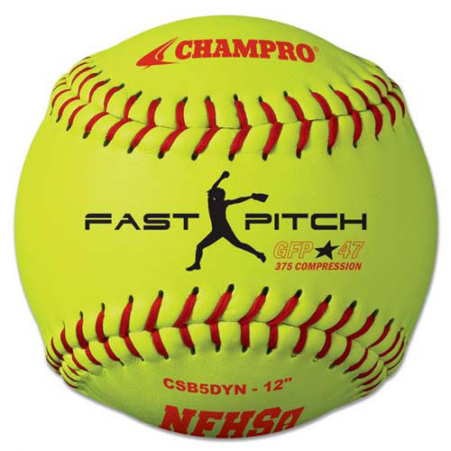 Champro 12" NFHS Competition Fastpitch Softballs from On Deck Sports