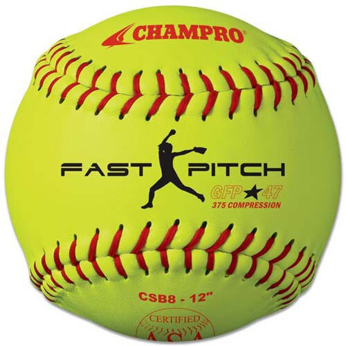 Champro 12" ASA Competition Fastpitch Softballs from On Deck Sports