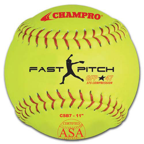 One Dozen 11" Champro ASA Competition Fastpitch Softballs from On Deck Sports