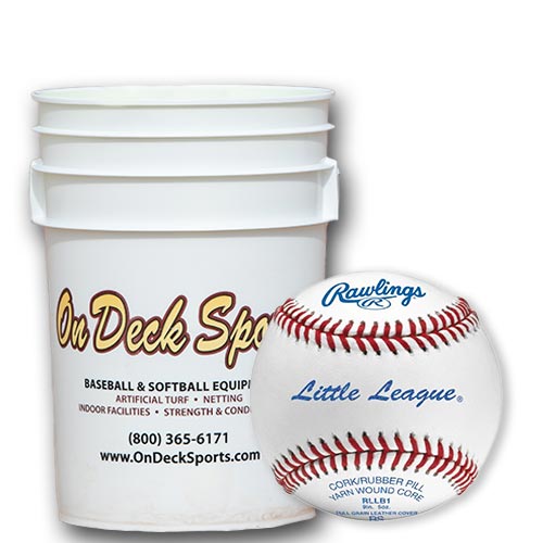 Rawlings RLLB1 5 doz Youth Baseball On Deck Sports