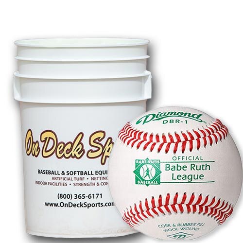 Diamond DBR-1 Raised Seam Babe Ruth Baseballs (5 dozen)