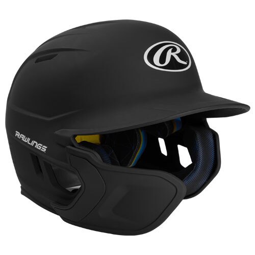 Rawlings Mach Two-Tone Matte Batting Helmet w Jaw Extension