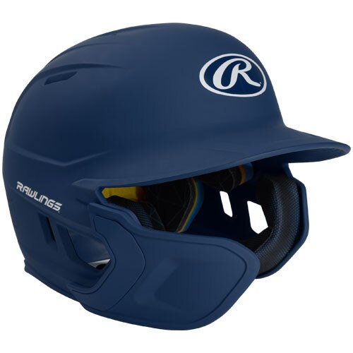 Rawlings Mach Two-Tone Matte Batting Helmet w Jaw Extension