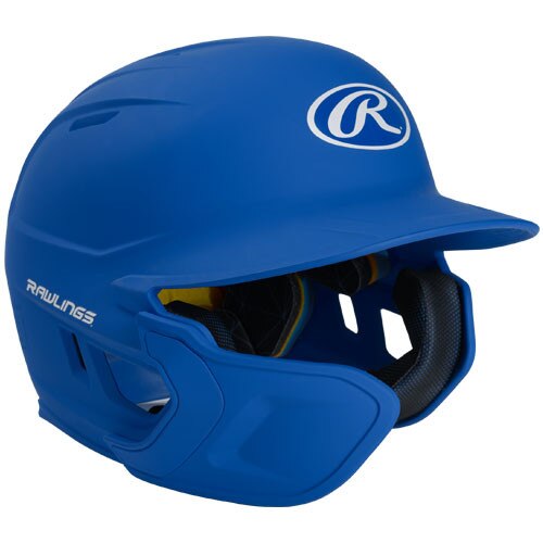 Rawlings Mach Two-Tone Matte Batting Helmet w Jaw Extension
