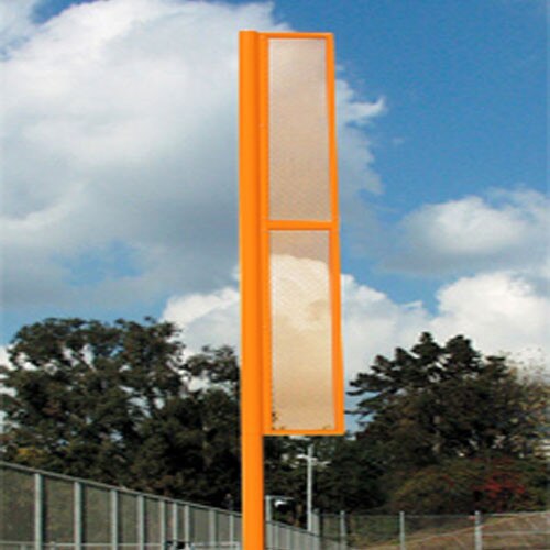 20' Orange Foul Pole - Set of Two