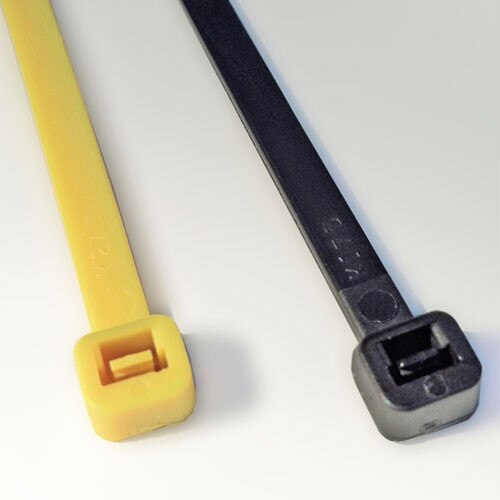 8" Black Plastic Zip Ties