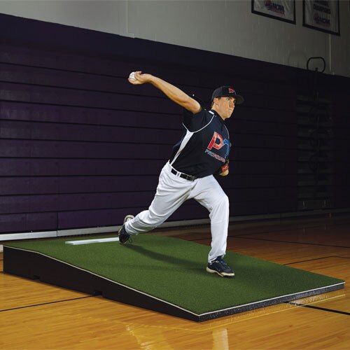 ProMounds Collegiate Practice Pitching Mound with Green Turf