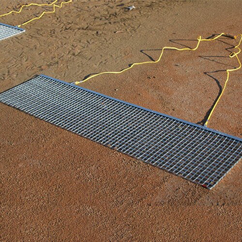 Rigid Steel Drag Mat Field Maintenance Equipment On Deck Sports