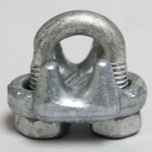 1/4" Galvanized Drop Forged Cable Clamp (set of 25)