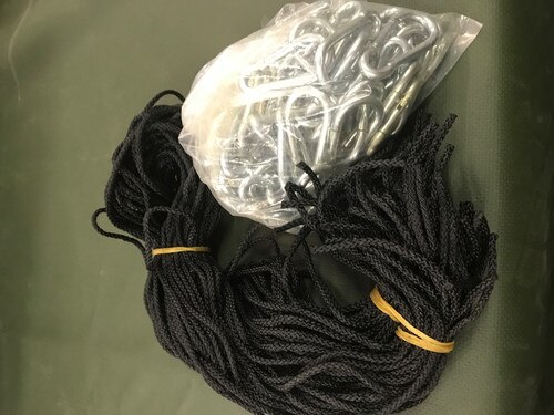 50 Galvanized Spring Clips/50 Cage Hangers Kit