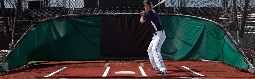 5' x 9' SyntheticTurf Baseball Softball Batting Cage Practice Hitting Rug Mat 