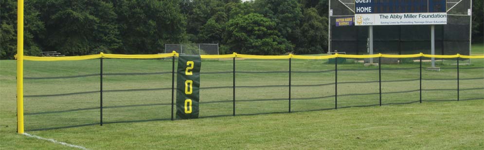 Outfield Fencing Kits for Baseball & Softball Fields, Fence Toppers, and Foul Poles