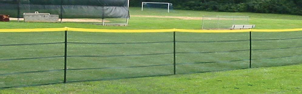 Portable Fencing for Baseball and Softball Fields