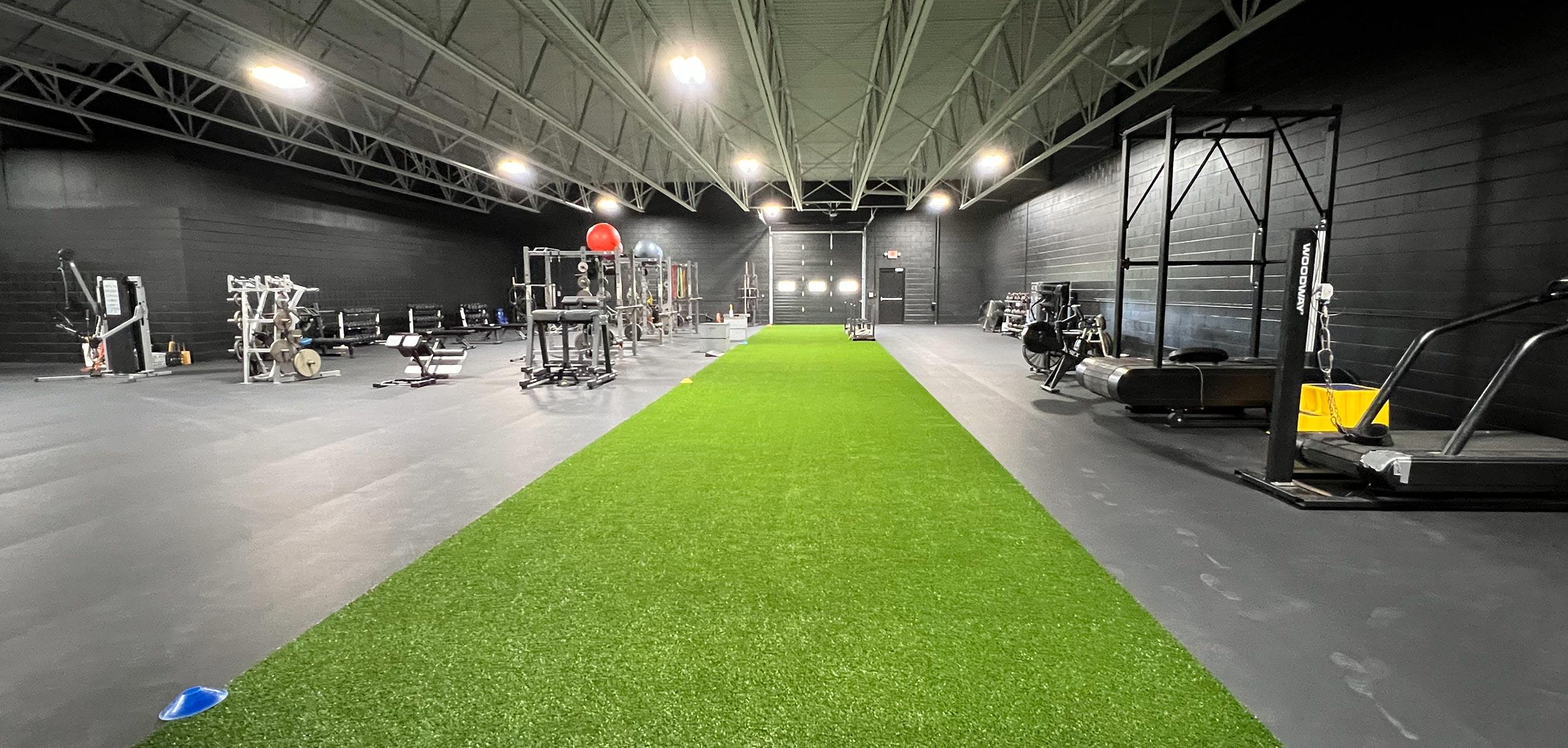 Artificial Turf Sled Strips for Indoor Gyms